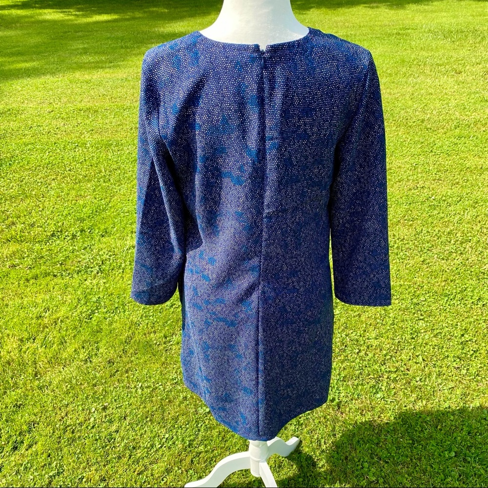 Gap Blue Dotted Shift Dress with Pockets, Sz Sm - Picture 8 of 10